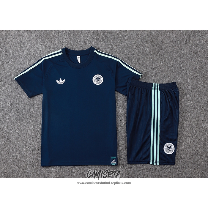 Chandal del Alemania 2026-2027 Manga Corta Azul - Pantalon Corto